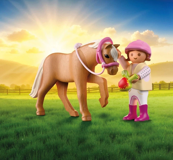 Набір іграшок Playmobil Duo Pack Дівчинка з поні 71887 (4008789718877) - зображення 3