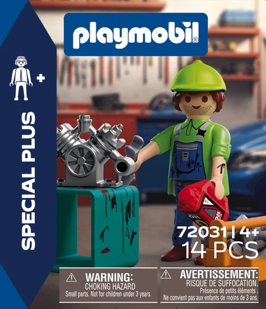 Набір іграшок Playmobil Special Plus Механік 72031 (4008789720313) - зображення 3