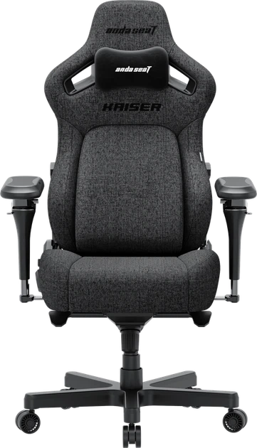Крісло ігрове Anda Seat Kaiser 4 V2 Size XL Dark Gray Fabric - Фото 1 Крісло ігрове Anda Seat Kaiser 4 V2 Size XL Dark Gray Fabric - изображение 1