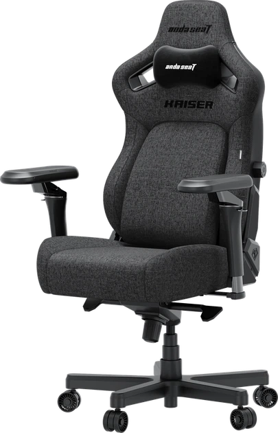 Крісло ігрове Anda Seat Kaiser 4 V2 Size XL Dark Gray Fabric - Фото 3 Крісло ігрове Anda Seat Kaiser 4 V2 Size XL Dark Gray Fabric - изображение 3