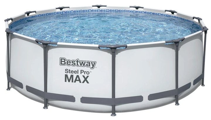 Каркасный бассейн Bestway 56260 Steel Pro Max 366х100 см Объем 9150 лит с фильтр-насосом - изображение 3