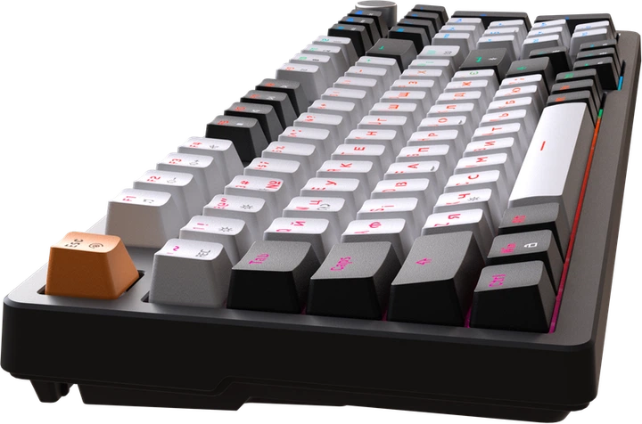 Дротова механічна клавіатура GamePro MK170B (Red) з Hot-Swap RGB Black - зображення 5