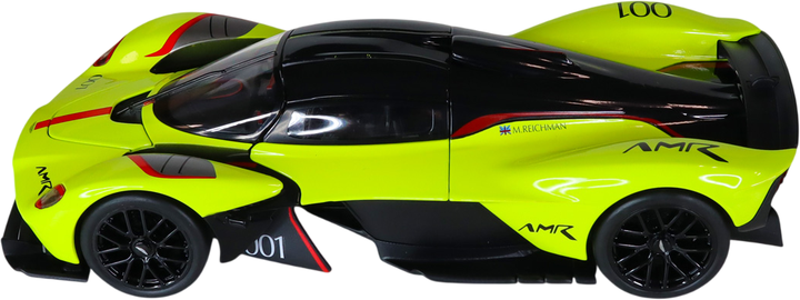 Автомодель Techno Drive Aston Martin Valkyrie жёлтый 1:18 (250937AMVKLG) - изображение 2