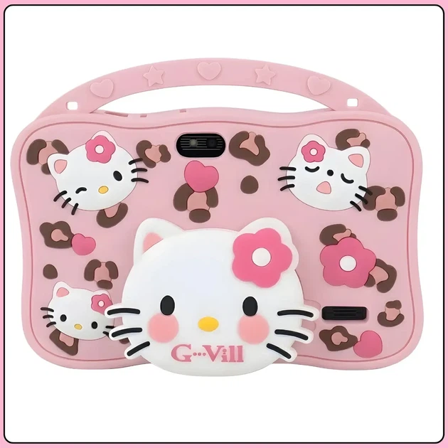 Детский планшет G123 Hello Kitty 7" 6GB RAM, 128 GB ROM на Android с Wi-Fi Розовый - изображение 2