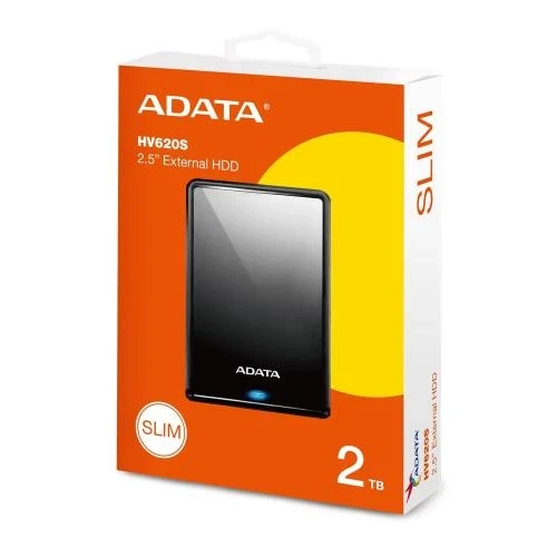 Зовнішній жорсткий диск 2Tb ADATA HV620S, Black (AHV620S-2TU31-CBK) - зображення 3