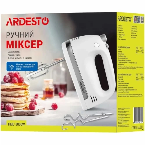 Миксер Ardesto HMC-3000W - Фото 5 Миксер Ardesto HMC-3000W - изображение 5