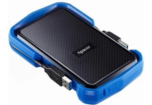 Зовнішній жорсткий диск 1Tb Apacer AC631, Black/Blue, 2.5', USB 3.2 (Gen 1) (AP1TBAC631U-1) - изображение 4