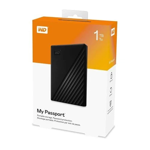 Внешний жесткий диск 1Tb Western Digital My Passport, Black (WDBYVG0010BBK-WESN) - изображение 6
