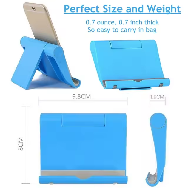 Подставка держатель для телефона и планшета с уровнями наклона Mobile phone holder Синий (2927) - Фото 3 Подставка держатель для телефона и планшета с уровнями наклона Mobile phone holder Синий (2927) - изображение 3