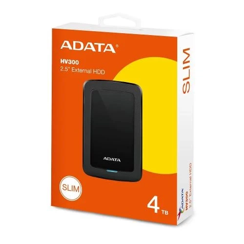 Внешний жесткий диск 4Tb ADATA HV300, Black (AHV300-4TU31-CBK) - изображение 4