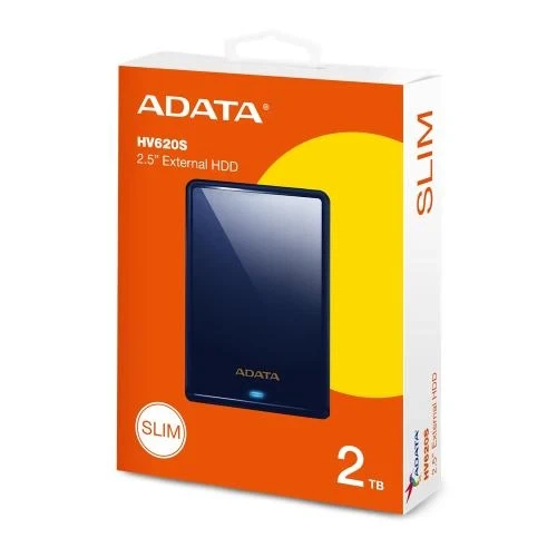 Внешний жесткий диск 2Tb ADATA HV620S, Dark Blue (AHV620S-2TU31-CBL) - изображение 4