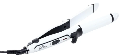 Праска для волосся Adler AD-2104, White, 50 Вт, кераміка, для випрямлення та завивки волосся - изображение 7