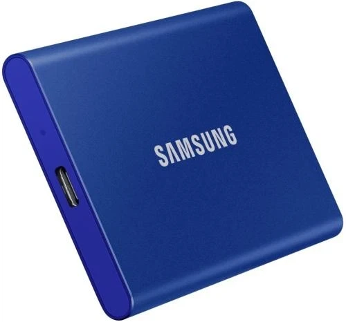 Внешний накопитель SSD, 1Tb, Samsung T7, Blue (MU-PC1T0H/WW) - Фото 6 Внешний накопитель SSD, 1Tb, Samsung T7, Blue (MU-PC1T0H/WW) - изображение 6