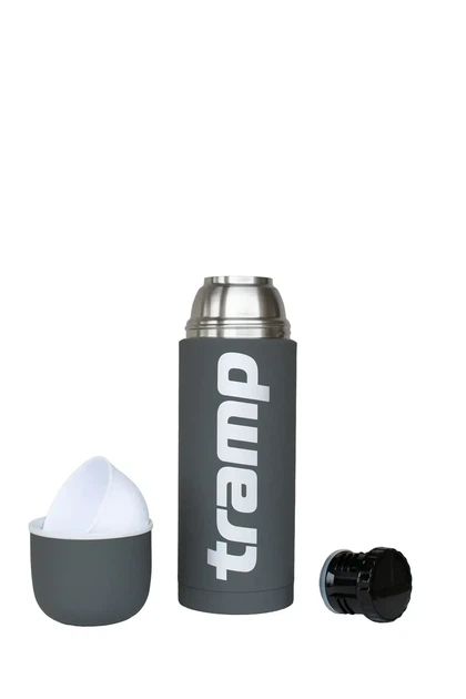 Термос TRAMP Soft Touch 1 л колір Сірий - зображення 3