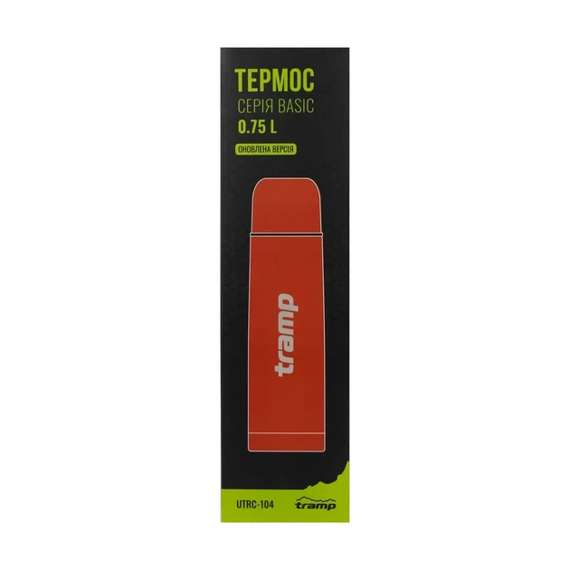 Термос TRAMP Basic 0.75 л UTRC-104 red - Фото 3 Термос TRAMP Basic 0.75 л UTRC-104 red - зображення 3