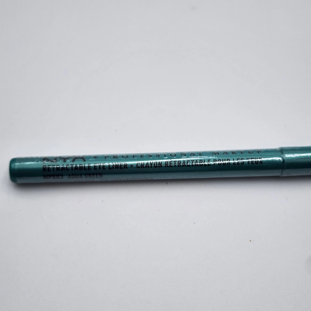 Выдвижной карандаш для глаз Nyx Retractable Eye Liner MPE03 Aqua Green бирюзовый - изображение 3