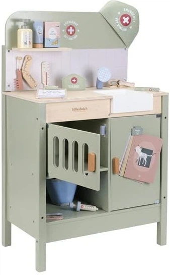 Zestaw do zabawy Little Dutch Gabinet weterynarza FSC LD2546 (8713291225466) - obraz 2