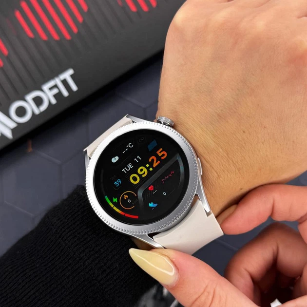 Наручний розумний годинник Modfit Queen Silver 2 оновлений - изображение 4