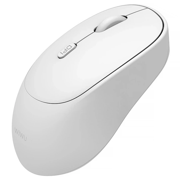 Бездротова миша WiWU WM112, 2.4G, 800-1600 DPI, 6 кнопок, біла (789148) - изображение 2