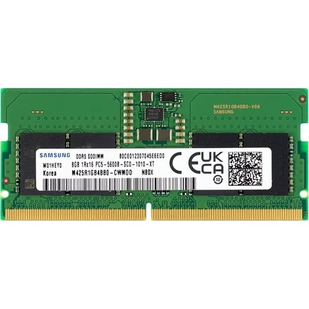 Модуль пам'яті SO-DIMM DDR5 8GB 5600 Samsung original C40 (M425R1GB4BB0-CWM) - Фото 1 Модуль пам'яті SO-DIMM DDR5 8GB 5600 Samsung original C40 (M425R1GB4BB0-CWM) - зображення 1