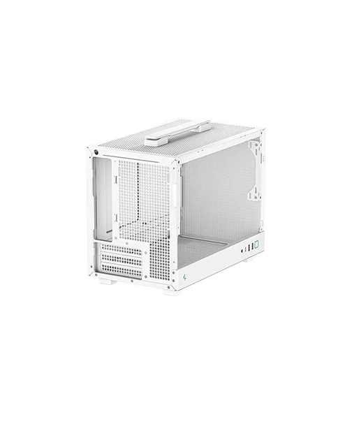 Корпус Deepcool CH160 MESH білий Без БЖ Mini-ITX, 1x3.5"(на вибір щось одне:2.5SSD/3.5HDD/12смвент) (CH160 MESH WH) - зображення 2
