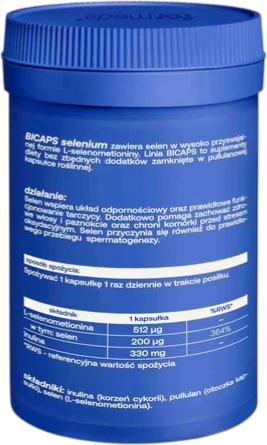 Suplement diety Formeds Bicaps Selenium 60 kapsułek (5903148623474) - obraz 2