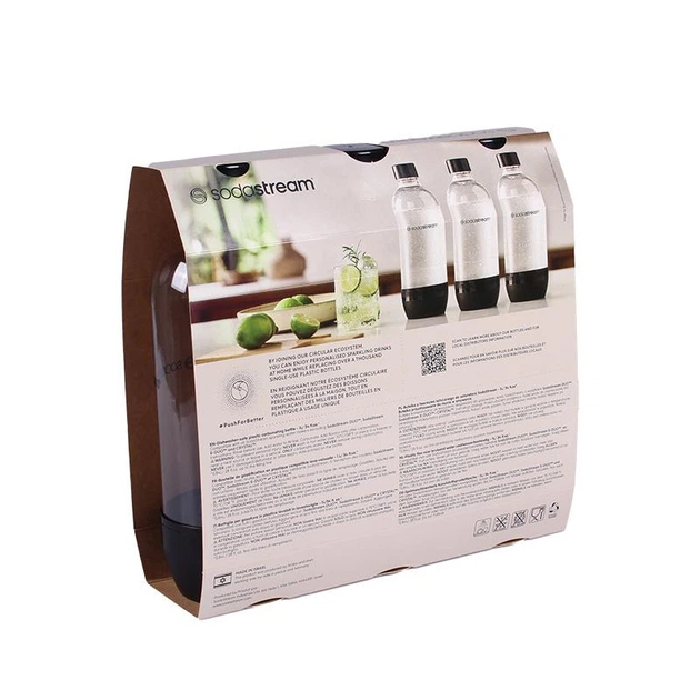 Butelki Sodastream 3 szt 1 l (7290013379740) - obraz 2