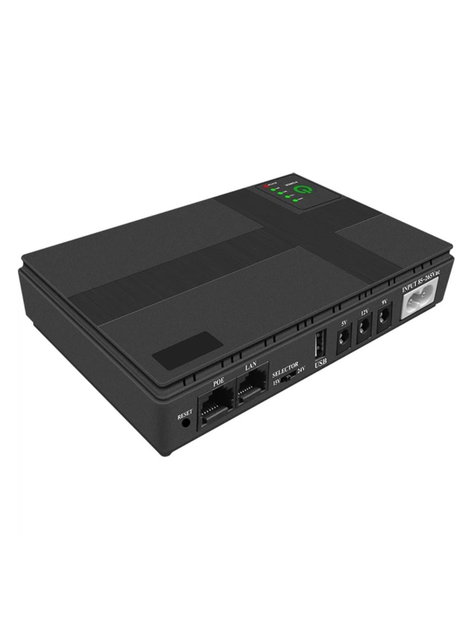 Бесперебойник (мини ИБП / UPS) для Wi-Fi роутера и модема 10400 mAh 5V/9V/12V до 10 часов автономной работы LOW DC1018P - изображение 10