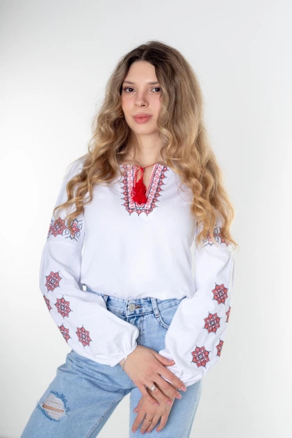 Вишиванка жіноча АвексТекс 09-2431-83В 46 візерунок 4 - Фото 1 Вишиванка жіноча АвексТекс 09-2431-83В 46 візерунок 4 - зображення 1