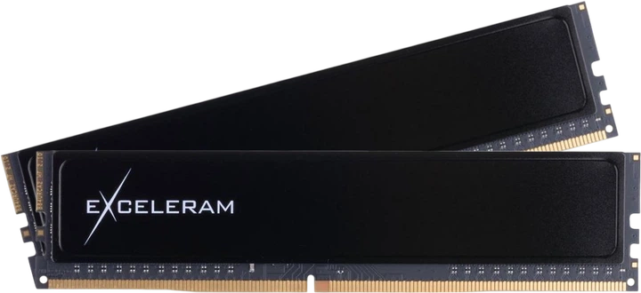 Пам'ять для настільних комп'ютерів Exceleram 32 GB (2x16GB) DDR4 3200 MHz Dark (ED4323222XD) - изображение 2