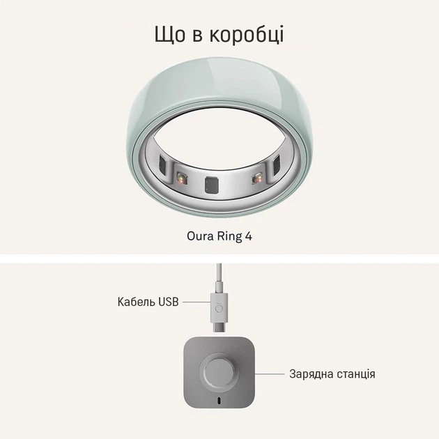 Смарт-кільце Oura Ring 4 Ceramic Tide Size 8 (JZ90-57461-08) - зображення 8