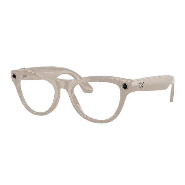 Смарт-окуляри Ray-Ban Meta Skyler Standard - Shiny Chalky Gray / Clear Sapphire Transition (RW4010 6700MF 52-20) - Фото 3 Смарт-окуляри Ray-Ban Meta Skyler Standard - Shiny Chalky Gray / Clear Sapphire Transition (RW4010 6700MF 52-20) - изображение 3