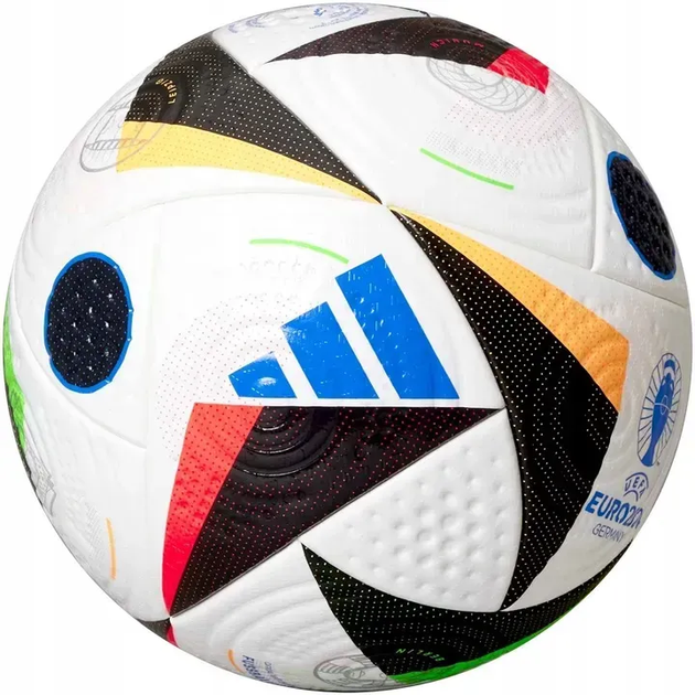 Футбольний м'яч Adidas Fussballliebe Euro 2024 OMB розмір 5, біло-чорний - Фото 1 Футбольний м'яч Adidas Fussballliebe Euro 2024 OMB розмір 5, біло-чорний - зображення 1