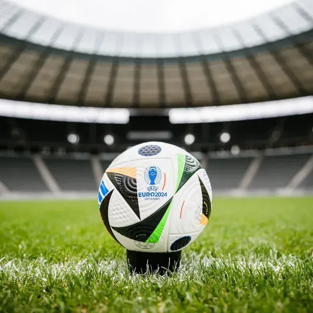Футбольний м'яч Adidas Fussballliebe Euro 2024 OMB розмір 5, біло-чорний - Фото 7 Футбольний м'яч Adidas Fussballliebe Euro 2024 OMB розмір 5, біло-чорний - зображення 7