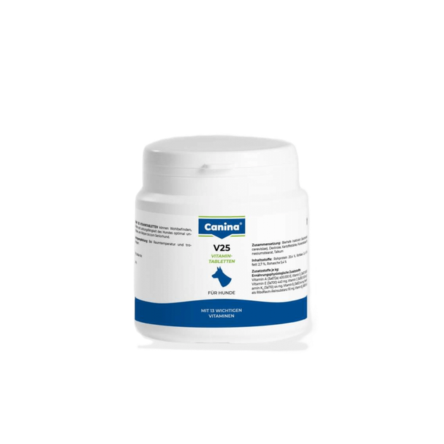 Витаминный комплекс Canina V25 Vitamintabletten для собак 100 г 30 табл. - Фото 4 Витаминный комплекс Canina V25 Vitamintabletten для собак 100 г 30 табл. - изображение 4