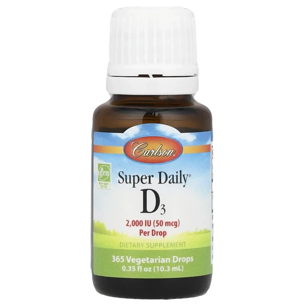 Вітамін D3 (Vitamin D3) 2000 МО 10,3 мл рідина (CAR-01280) - зображення 3