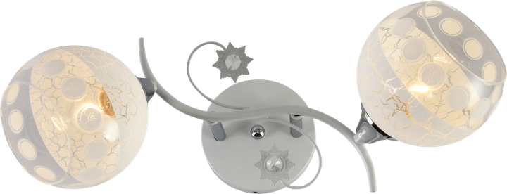 Декоративная люстра INTEREES IS XA1388A-2 WH+CR - изображение 3
