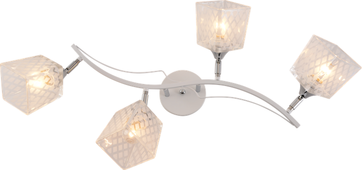 Декоративная люстра INTEREES IS XA1594-4 WH+CR - изображение 3