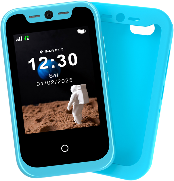 Smartfon Garett OneKid 48MB/16GB NanoSIM Blue (ONEKID_PHONE_BLUE) - obraz 3