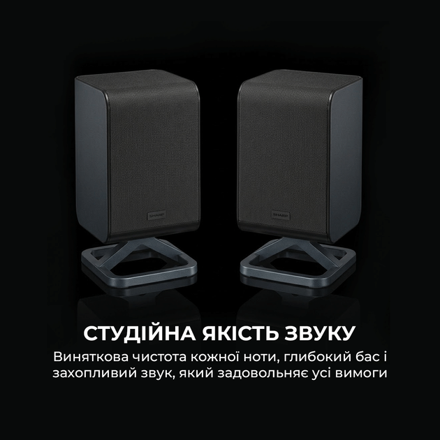 Беспроводные тыловые динамики Sharp HT-SPR52021(BK) - изображение 4