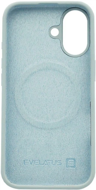 Etui Evelatus Premium Magsafe Soft Touch Silicone do Apple iPhone 17 Mist Blue (EVEAPP17PMSCMB) - obraz 2