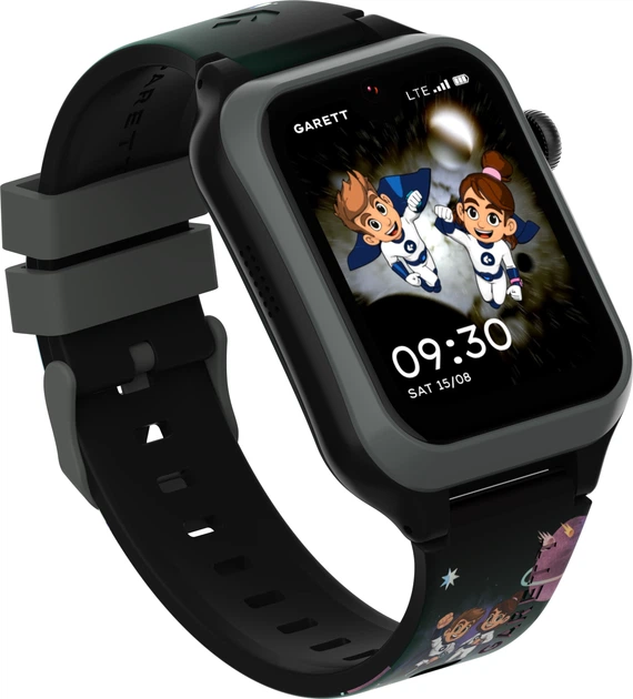 Smartwatch dla dzieci Garett Kids Essa 2 AI 4G Black (ESSA_2_BLACK) - obraz 3