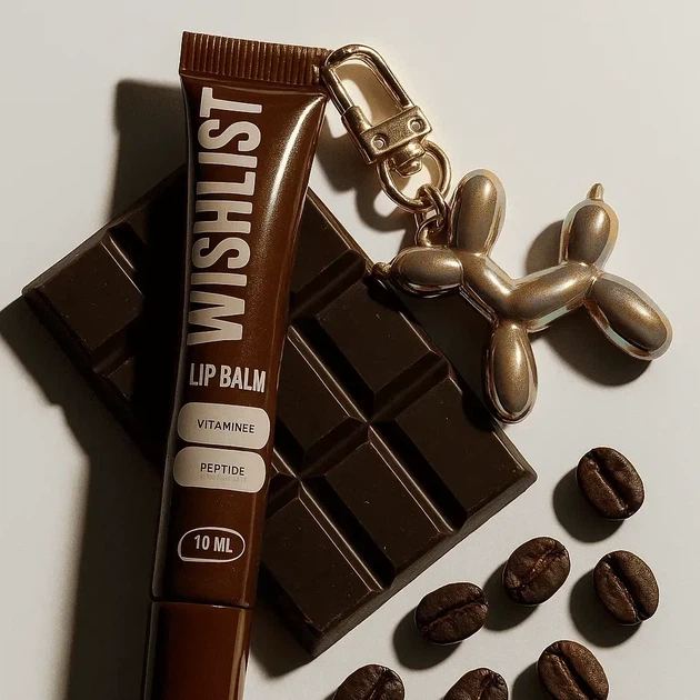 Бальзам-блиск для губ espresso noir wishlist lip gloss balm, 10 мл + іграшка-брелок - изображение 7