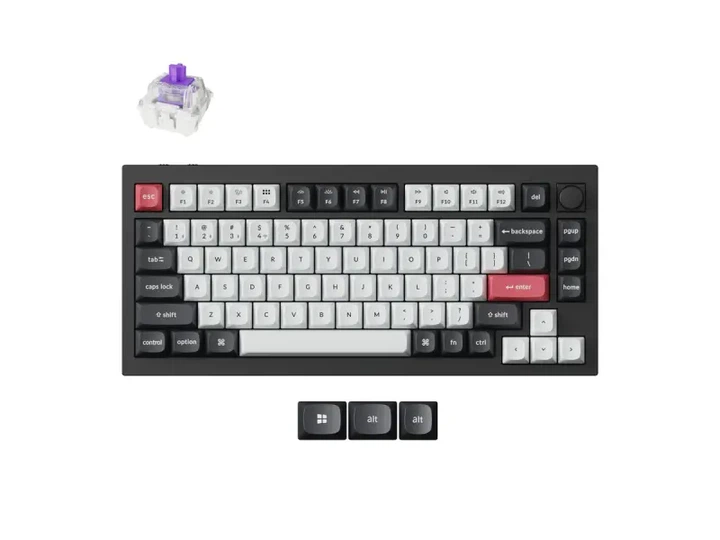 Клавіатура Keychron Q1 HE QMK Black (Q1H-M1) – фото, отзывы