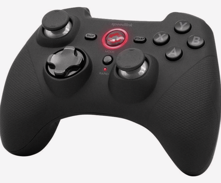 SpeedLink RAIT Безпровідний геймпад для PC, PS3, Nintendo Switch – 18 кнопок, вібрація, Rapid Fire - Фото 2 SpeedLink RAIT Безпровідний геймпад для PC, PS3, Nintendo Switch – 18 кнопок, вібрація, Rapid Fire - зображення 2