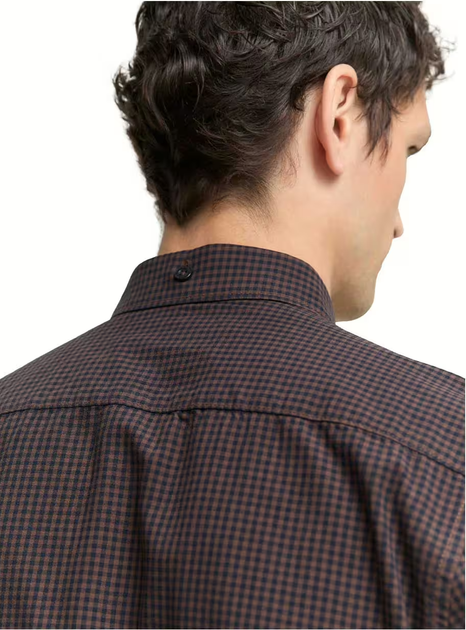 Сорочка Tom Tailor ДР Men's Shirt XL Темно-коричневий 1048439-38956 - Фото 3 Сорочка Tom Tailor ДР Men's Shirt XL Темно-коричневий 1048439-38956 - изображение 3