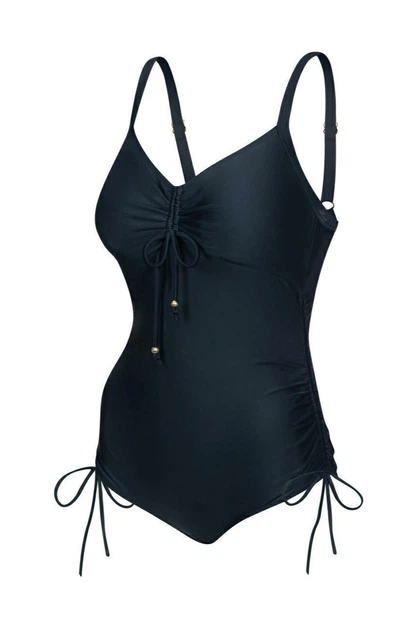 Купальник слитный с мягкой чашкой Aqua Speed 48(XL) Черный (140715) - Фото 3 Купальник слитный с мягкой чашкой Aqua Speed 48(XL) Черный (140715) - изображение 3