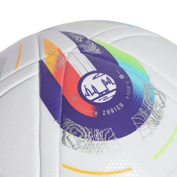 Футбольний м'яч Adidas Womens Konektis League розмір 5, біло-фіолетовий - зображення 3