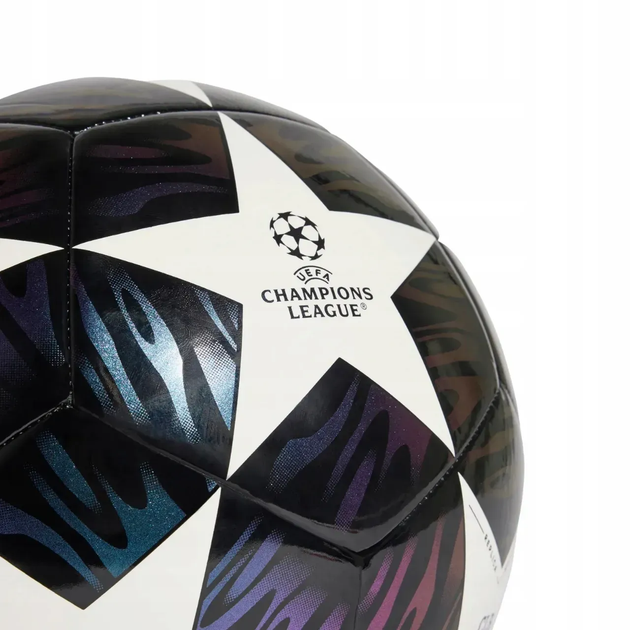 Футбольний м'яч Adidas UCL Club 25/26 Budapest розмір 5, біло-фіолетовий - зображення 3