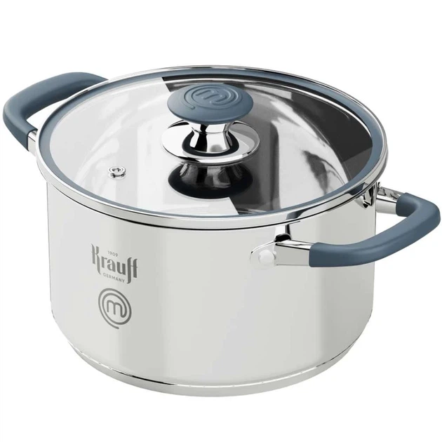 Каструля KRAUFF MasterChef 2,7 л з нержавіючої сталі з кришкою - зображення 2